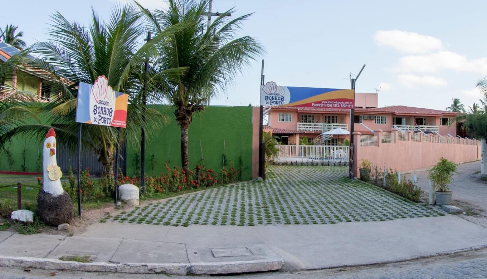 Pousada Flats Recanto Sonhos Do Porto Pôrto das Galinhas Dış mekan fotoğraf